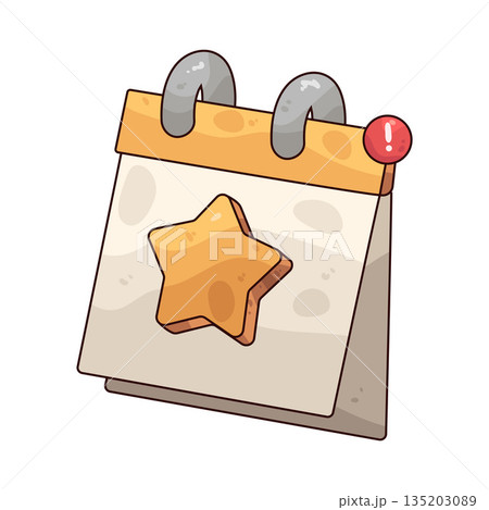 illustration of Calendar Alert illustration of Calendar Alert 135203089