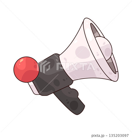 illustration of megaphone  135203097