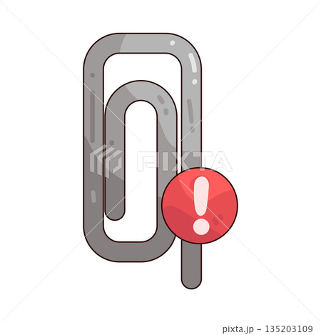 illustration of Attachment Alert 135203109