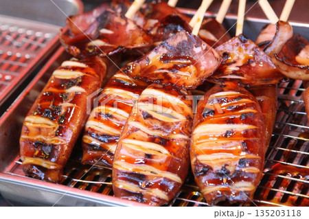 串焼きのいか 串焼きのいか 135203118