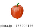 水彩イラストのパプリカ 135204156