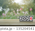 Happy new year 2026 cover concept 135204541
