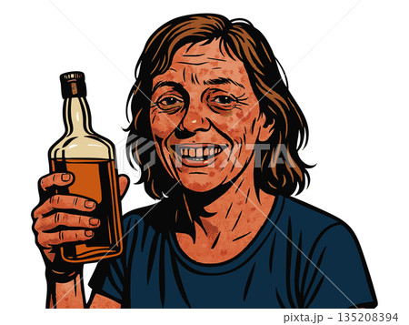 hardened alcoholic visible signs of alcohol abuse 135208394