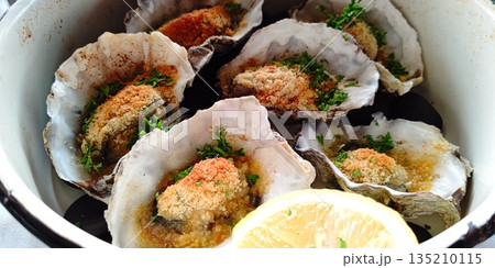 牡蠣にんにく香草焼き 135210115