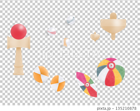 日本古代玩具插圖集 135210878