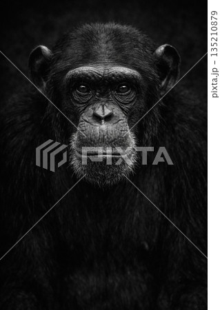 チンパンジー 135210879