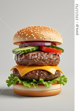 ファストフード ファーストフード チーズ 135211752