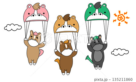 他人の判断や環境に左右されて行動する社会人のイラスト 他人の判断や環境に左右されて行動する社会人のイラスト 135211860