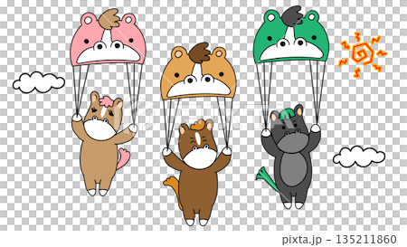 他人の判断や環境に左右されて行動する社会人のイラスト 他人の判断や環境に左右されて行動する社会人のイラスト 135211860