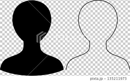 Little Gray black and white silhouette 135211973