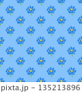 seamless pattern with flowers 135213896