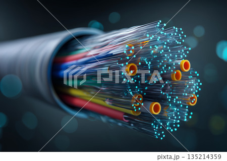 光ファイバー 135214359