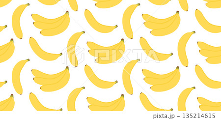 Ripe Bananas Seamless Pattern Tropical Fruit Minimalist Flat Design Background Thematic Recipe Fond. Isolated Vector illustration Healthy Food Related content Menu cards, price tag, leaflets, banners Ripe Bananas Seamless Pattern Tropical Fruit Minimalist Flat Design Background Thematic Recipe Fond. Isolated Vector illustration Healthy Food Related content Menu cards, price tag, leaflets, banners 135214615