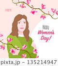 Womens Day Girl Portrait 135214947
