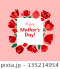 Red Flowers Mothers Day 135214954