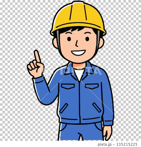 笑顔の建設作業員 黄色ヘルメットと作業服で指を指す男女の土木工事の安全とチームワーク 笑顔の建設作業員 黄色ヘルメットと作業服で指を指す男女の土木工事の安全とチームワーク 135215225