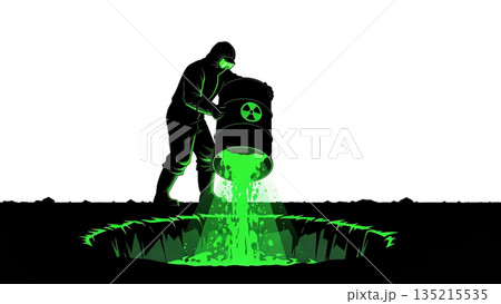 汚染廃棄物・放射線・放射線 135215535