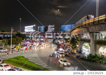 Victory Monument in thailand Most Beautiful Area at night 135216225