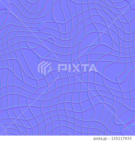Seamless Organic Wavy Line Normal Map Texture for 3D Shaders 135217933