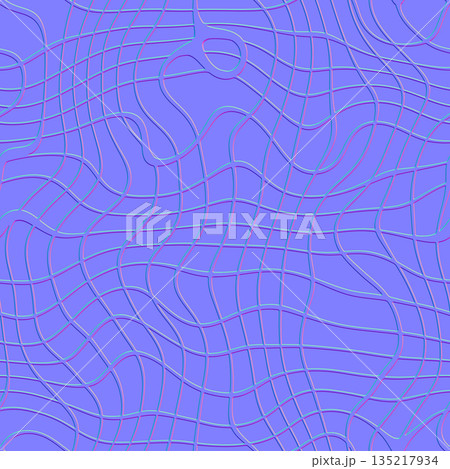 Tileable Distorted Mesh Normal Map for 3D Surface Relief Tileable Distorted Mesh Normal Map for 3D Surface Relief 135217934
