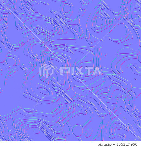 Flowing Organic Topographic Normal Map for Digital Surfaces 135217960