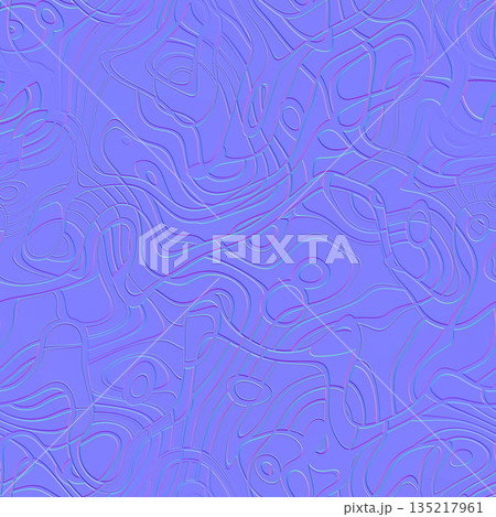 Abstract Fluid Topography Normal Map for 3D Rendering Abstract Fluid Topography Normal Map for 3D Rendering 135217961