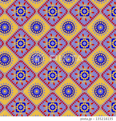 Mexican background - multi-colored Latin American diamond pattern Mexican background - multi-colored Latin American diamond pattern 135218135