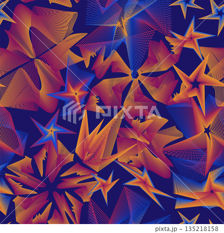 blue-orange pattern without background 135218158