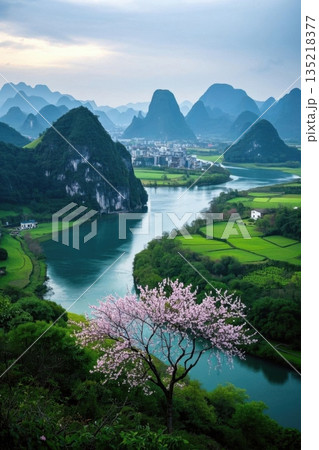 漓江 グエル公園 河川 135218377