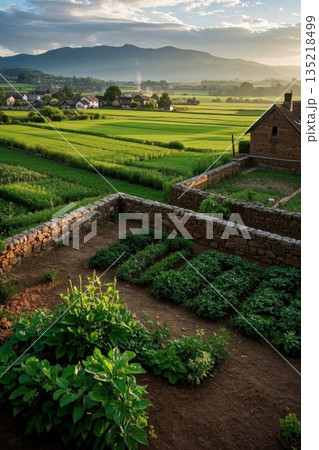 野菜畑 やさい畑 住まい 135218499
