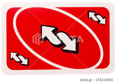 card play kid turn isolated on white background 135218685