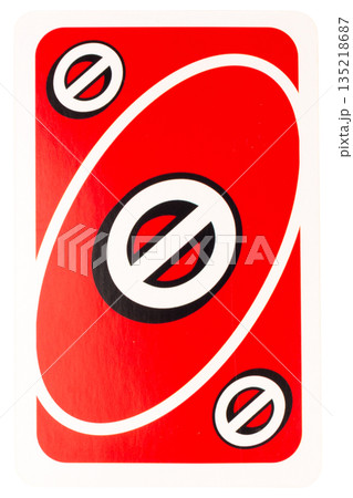 card play kid prohibit ban color red isolated on white background card play kid prohibit ban color red isolated on white background 135218687