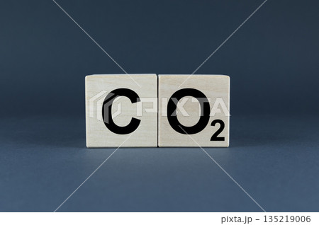 CO2 Ecology and climate concept 135219006