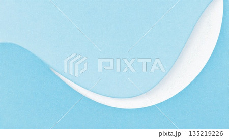 Elegant dental-themed illustration with soft blue background and minimal abstract smiling curve Elegant dental-themed illustration with soft blue background and minimal abstract smiling curve 135219226