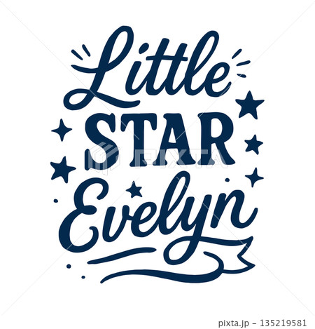 Little Star Evelyn - Personalized Name Design for Kids' Apparel and Gifts Little Star Evelyn - Personalized Name Design for Kids' Apparel and Gifts 135219581
