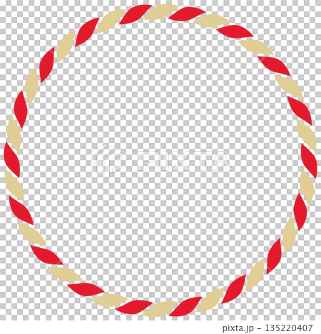 新年繩結裝飾框 135220407