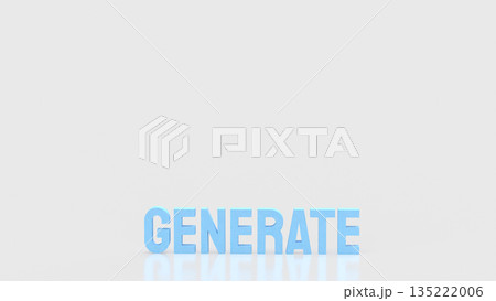 Generative Artificial Intelligence Concept for Digital Creation 3d render. 135222006