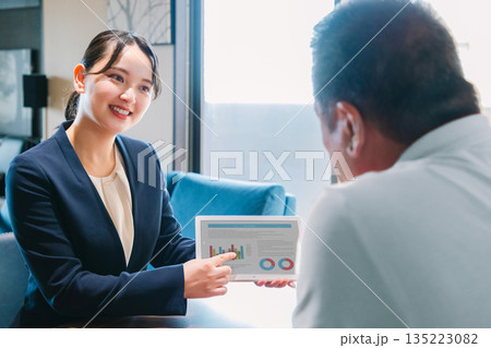 セールスレディ―　商談　イメージ 135223082
