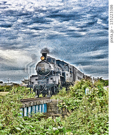 真岡鉄道の蒸気機関車 真岡鉄道の蒸気機関車 135223386