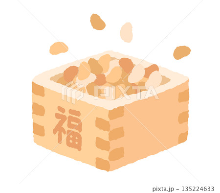 升に入った豆 升に入った豆 135224633