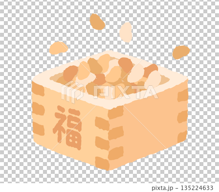 升に入った豆 升に入った豆 135224633