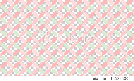 Japanese pattern background, pink, Shippo pattern, cherry blossom, peach 135225002
