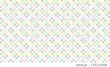 Japanese pattern background, pastel rainbow colors, Shippo pattern 135225006