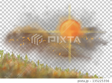 夕方 夕方 135225356