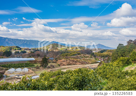 明日香村冬景色　奈良県明日香村 135226583