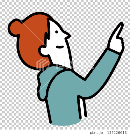 穿著連帽衫和校服的國中和高中學生的插圖圖標 135226618