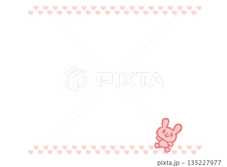 うさぎフレーム 135227977
