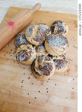 Homemade Bread Bakery Morning Presentation Homemade Bread Bakery Morning Presentation 135228369