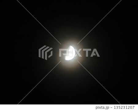 半月 夜空 半月 夜空 135231207