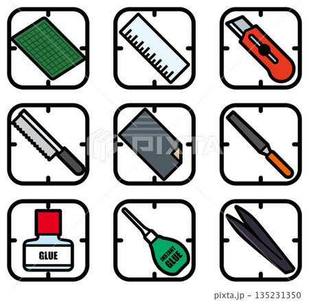 模型作成ツールアイコン① 135231350